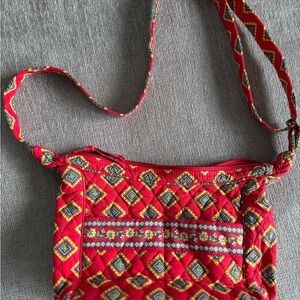 Vera Bradley Red and Blue Geometric Bag